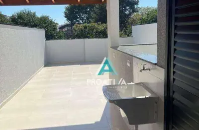 Cobertura com 2 dormitórios à venda, 100 m² por r$ 450.000,00 - parque oratório - santo andré/sp