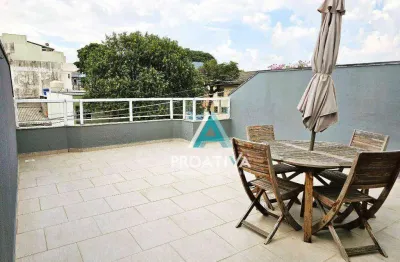 Cobertura à venda, 120 m² por r$ 545.000,01 - utinga - santo andré/sp