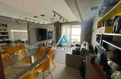 Apartamento com 2 dormitórios à venda, 78 m² - campestre - santo andré/sp
