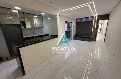 Apartamento à venda, 90 m² por r$ 730.000,01 - vila scarpelli - santo andré/sp