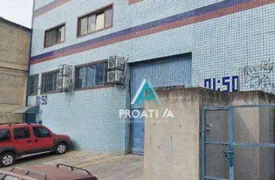 Galpão à venda, 1600 m² por r$ 3.200.000,08 - utinga - santo andré/sp