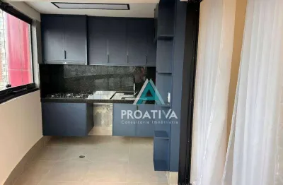 Apartamento para alugar, 88 m² por r$ 8.271,58/mês - jardim - santo andré/sp