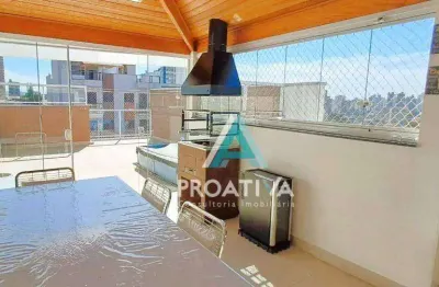 Cobertura com 2 dormitórios à venda, 110 m² por r$ 680.000,00 - campestre - santo andré/sp
