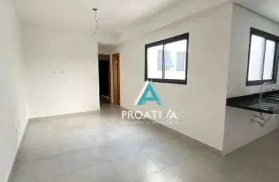 Apartamento garden com 2 dormitórios à venda, 46 m² - vila guiomar - santo andré/sp