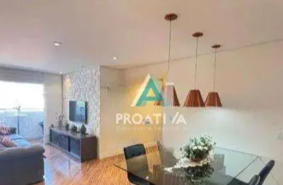 Apartamento com 3 dormitórios à venda, 92 m² - vila santa teresa - santo andré/sp