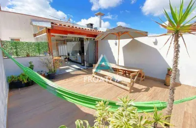 Cobertura à venda, 110 m² por r$ 440.000,01 - vila progresso - santo andré/sp