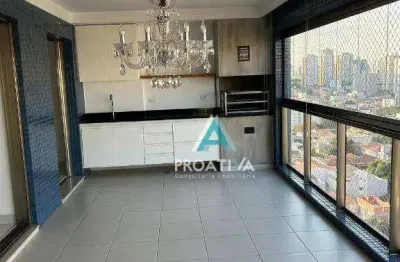 Apartamento com 4 dormitórios para alugar, 165 m² por r$ 13.050 - jardim - santo andré/sp