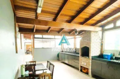 Cobertura à venda, 124 m² por r$ 550.000,01 - vila camilópolis - santo andré/sp