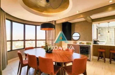 Apartamento com 3 dormitórios à venda, 181 m²  - jardim - santo andré/sp