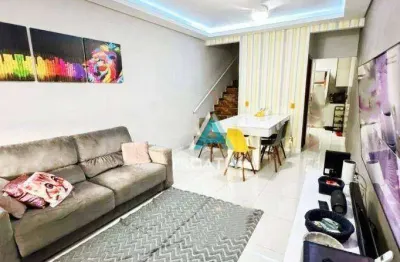 Sobrado à venda, 116 m² por r$ 640.000,00 - vila linda - santo andré/sp