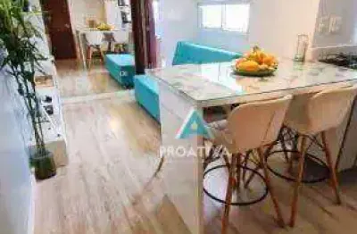 Cobertura à venda, 74 m² por r$ 365.000,01 - jardim las vegas - santo andré/sp