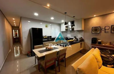 Linda cobertura com 3 dormitórios à venda, 152 m² por r$ 950.000 - vila pires - santo andré/sp