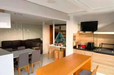 Apartamento à venda, 83 m² por r$ 980.000,00 - vila scarpelli - santo andré/sp