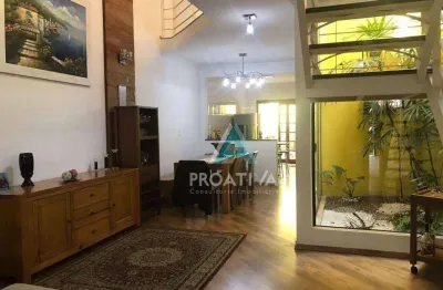 Sobrado com 3 dormitórios à venda, 214 m² por r$ 805.000,00 - parque marajoara - santo andré/sp