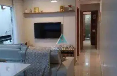 Apartamento com 2 dormitórios à venda, 62 m² - vila valparaíso - santo andré/sp