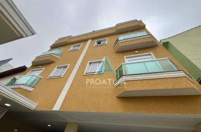 Cobertura com 2 dormitórios à venda, 85 m² - parque das nações - santo andré/sp