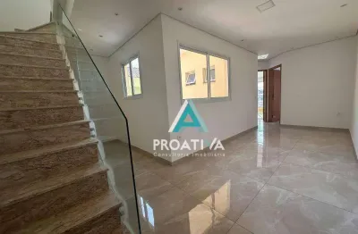 Cobertura com 2 dormitórios à venda, 89 m² - parque das nações- santo andré/sp