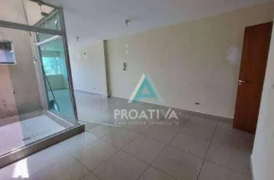 Sala para alugar, 50 m² por r$ 2.100,00/mês - jardim stella - santo andré/sp