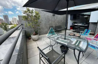 Cobertura à venda, 100 m² por r$ 599.000,00 - jardim - santo andré/sp