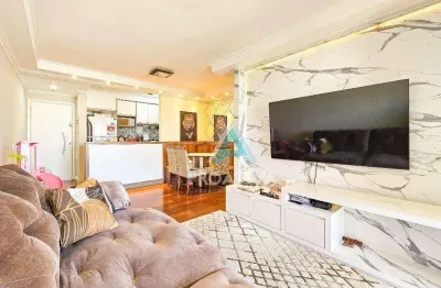 Apartamento à venda, 94 m² por r$ 850.000,01 - vila valparaíso - santo andré/sp