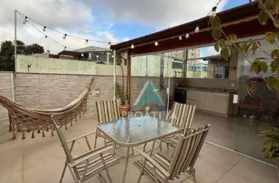 Cobertura à venda, 158 m² por r$ 660.000,01 - vila curuçá - santo andré/sp