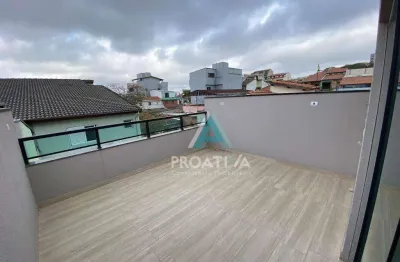 Cobertura com 2 dormitórios à venda, 98 m² - vila curuçá - santo andré/sp