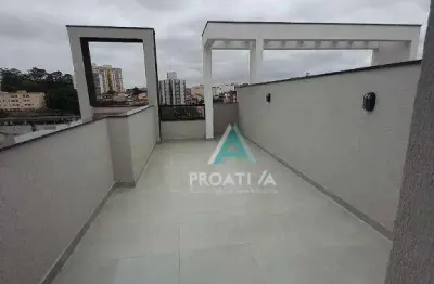 Cobertura com 2 quartos, sendo 1 suíte à venda, 93 m² por r$ 589.900 - campestre - santo andré/sp.