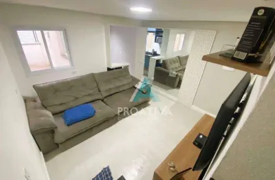 Cobertura à venda, 108 m² por r$ 595.000,00 - parque das nações - santo andré/sp