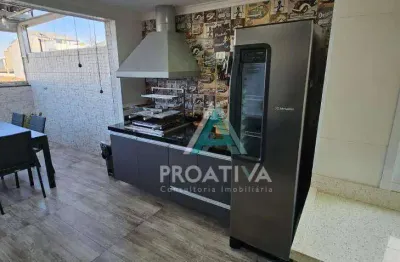 Sobrado com 3 quartos, sendo 3 suítes à venda, 140 m² por R$ 810.000,00 - Vila Camilópolis - Santo André/SP.