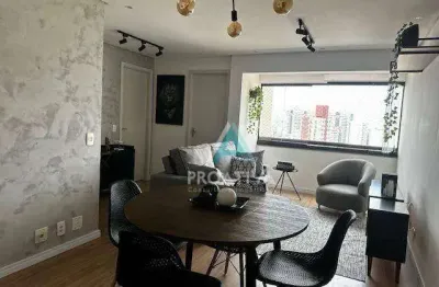 Apartamento com 1 dormitório, 58 m² - venda por R$ 569.000,00 ou aluguel por R$ 4.600,01/mês - Vila Santa Teresa - Santo André/SP