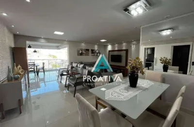 Apartamento, 124 m² - venda por r$ 1.490.000,09 ou aluguel por r$ 12.360,00/mês - campestre - santo andré/sp