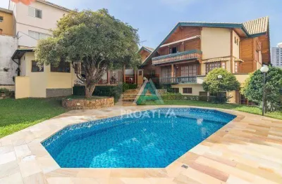 Casa com 5 dormitórios, 540 m² venda ou locação   jardim bela vista - santo andré/sp