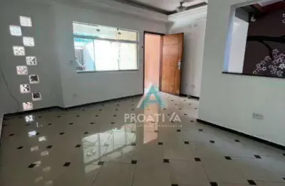 Sobrado com 3 dormitórios para alugar, 180 m² por r$ 4.567,50 - campestre - santo andré/sp
