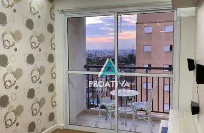 Apartamento com 2 dormitórios para alugar, 50 m² por r$ 3.094,00/mês - jardim jamaica - santo andré/sp