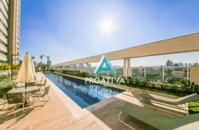 Apartamento com 1 dormitório para alugar, 77 m² por r$ 6.325,80/mês - centro - são bernardo do campo/sp