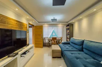 Sobrado com 3 dormitórios, sendo 1 suíte à venda, 172 m² por r$ 795.000,00 - jardim jamaica - santo andré/sp.