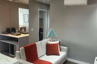 Apartamento com 2 dormitórios para alugar, 65 m² por r$ 6.270,00/mês - jardim - santo andré/sp