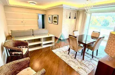 Apartamento com 3 dormitórios para alugar, 122 m² por r$ 7.991,00/mês - jardim - santo andré/sp