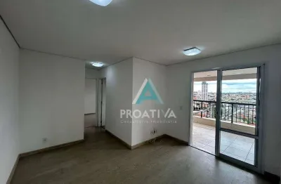Apartamento com 2 dormitórios para alugar, 64 m² por R$ 3.482,30 - Vila Curuçá - Santo André/SP