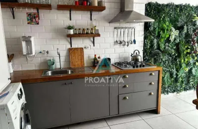 Cobertura com 2 dormitórios para alugar, 84 m² por R$ 3.580,00 - Santa Maria - Santo André/SP