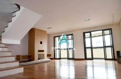 Cobertura com 2 dormitórios, 280 m² - venda por r$ 2.100.000,00 ou aluguel por r$ 12.494,00 - vila assunção - santo andré/sp