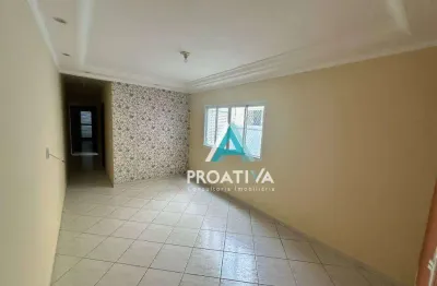 Apartamento com 3 dormitórios para alugar, 85 m² por r$ 2.856,00 - jardim santo antônio - santo andré/sp