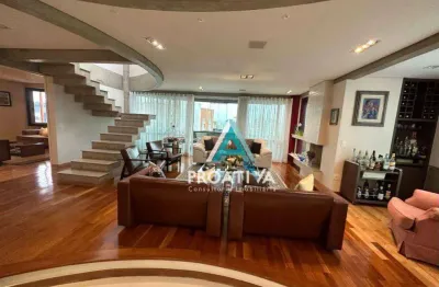 Cobertura com 4 dormitórios à venda, 400 m² - jardim - santo andré/sp