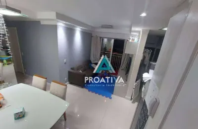 Apartamento com 2 dormitórios à venda, 52 m² por r$ 375.000,08 - vila alzira - santo andré/sp