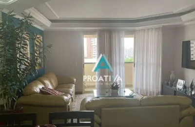 Apartamento com 4 dormitórios à venda, 135 m² - vila assunção - santo andré/sp