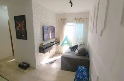 Apartamento com 2 dormitórios à venda, 46 m² por r$ 299.000,00 - vila tibiriçá - santo andré/sp