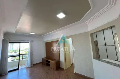 Apartamento com 3 dormitórios para alugar, 82 m² por r$ 3.180,59 - vila valparaíso - santo andré/sp