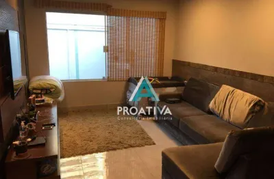 Sobrado com 4 dormitórios à venda, 180 m² - campestre - santo andré/sp