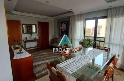 Apartamento com 3 dormitórios à venda, 150 m² - vila bastos - santo andré/sp