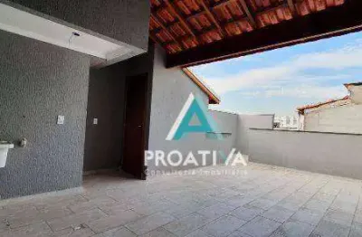 Sobrado com 3 dormitórios à venda, 158 m² - vila curuçá - santo andré/sp